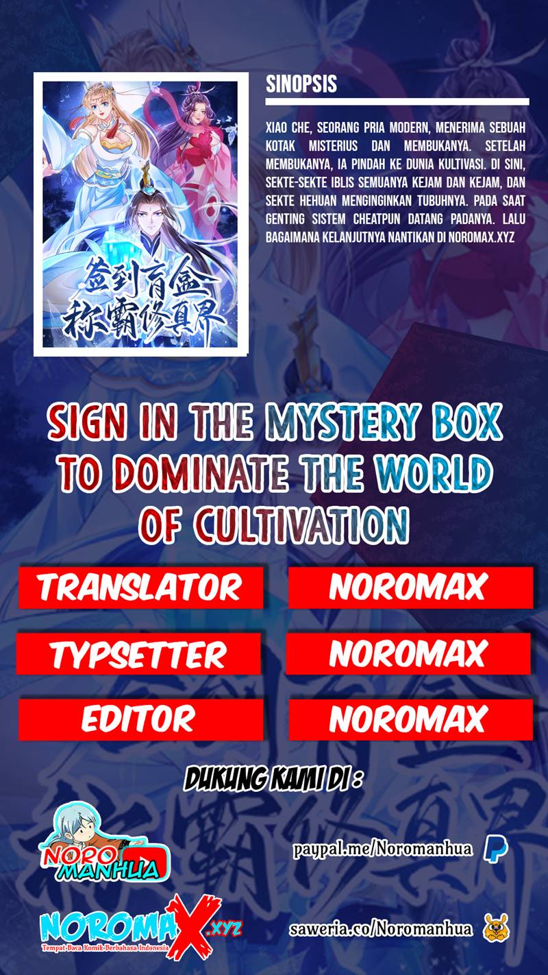 Sign In The Mystery Box To Dominate The World Of Cultivation Chapter 62