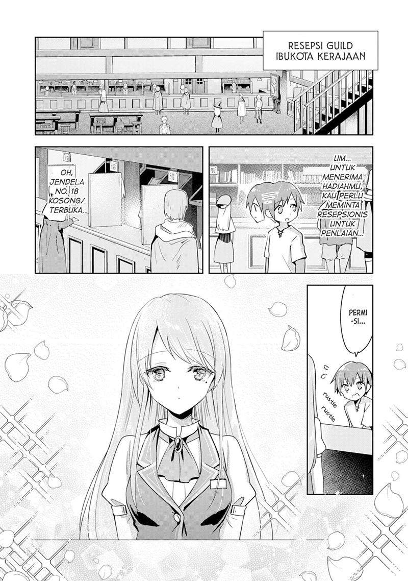 Uketsukejo ni Kokuhaku Shitakute Girudo ni Kayoitsumetara Eiyu ni Natteta Chapter 1