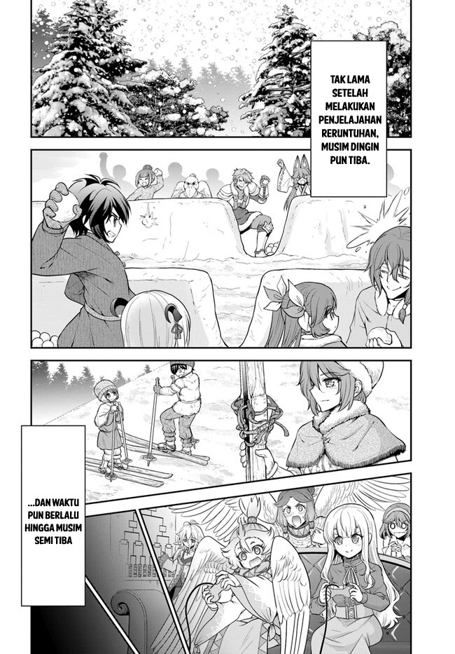 Tenohira Kaitakumura de Isekai Kenkouki ~Fueteku Yome-tachi to Nonbiri Mujintou Raifu~ Chapter 47