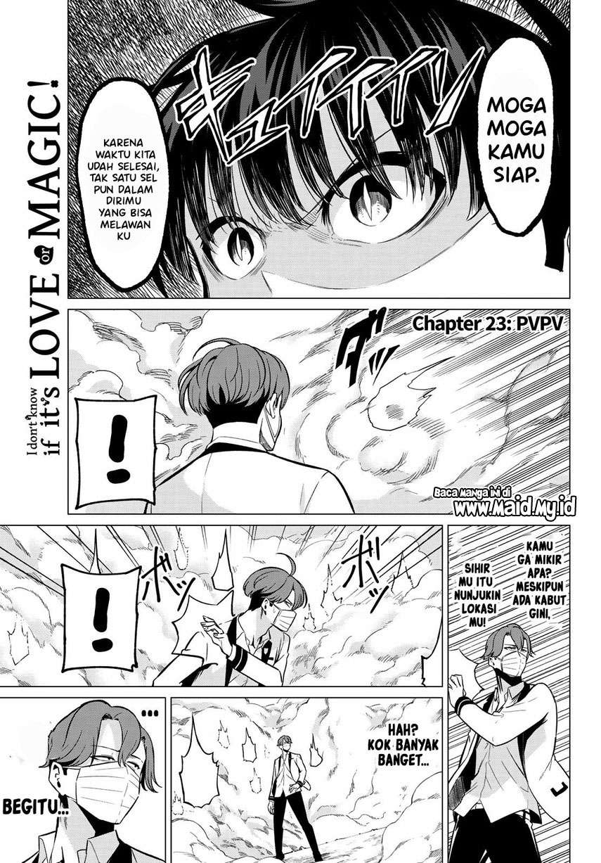 Koi ka Mahou ka Wakaranai! Chapter 23