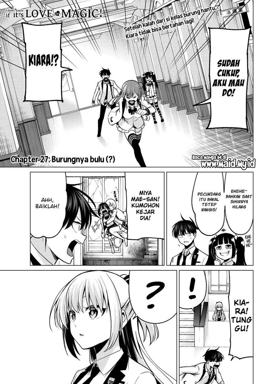 Koi ka Mahou ka Wakaranai! Chapter 27