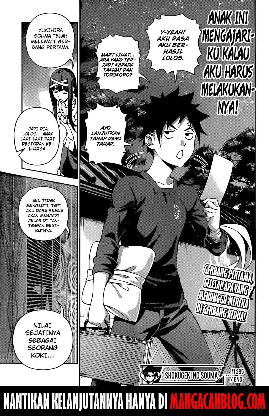 Shokugeki no Souma Chapter 285