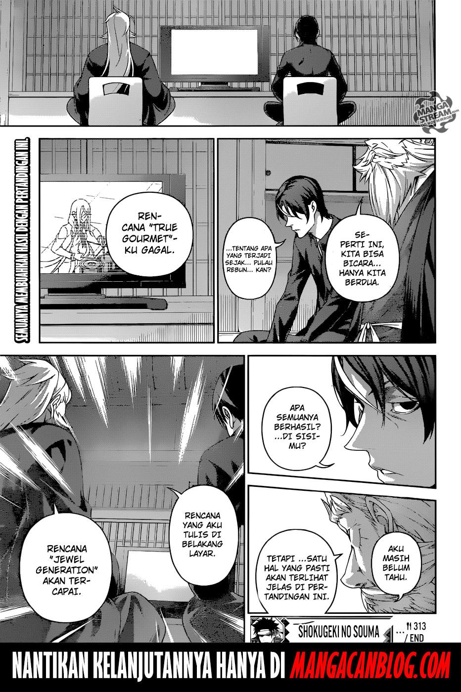 Shokugeki no Souma Chapter 313