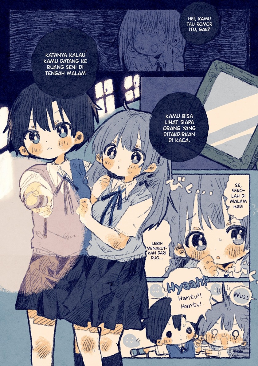 Mayonaka no Gakkou ni Osananajimi to Shinobikomu Yuri Manga Chapter 00