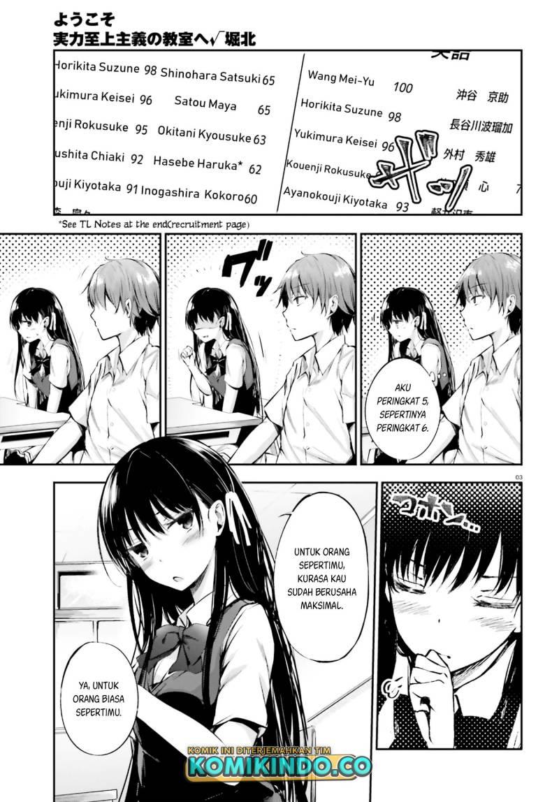 Youkoso Jitsuryoku Shijou Shugi no Kyoushitsu e √Horikita Chapter 7