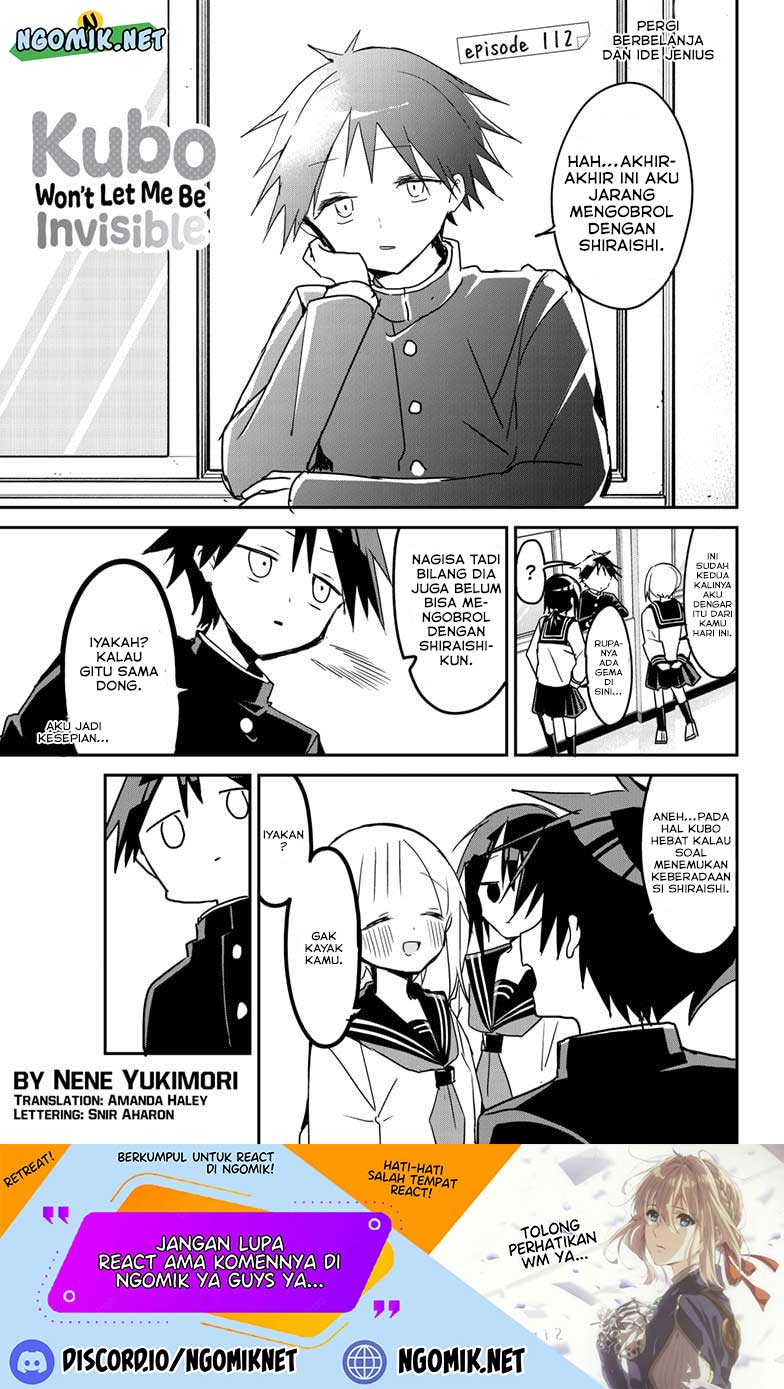 Kubo-san wa Boku (Mobu) wo Yurusanai Chapter 112