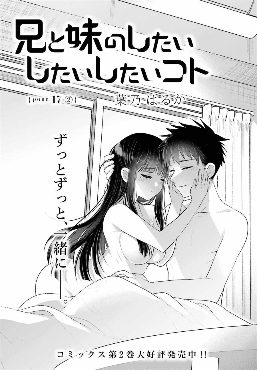 Ani to Imouto no Shitai Shitai Shitai Koto Chapter 17.2