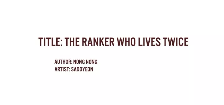 Ranker Who Lives a Second Time Chapter 01