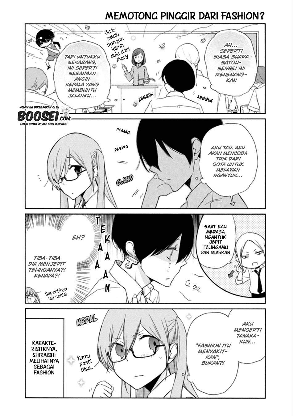 Tanaka-kun wa Itsumo Kedaruge Chapter 132