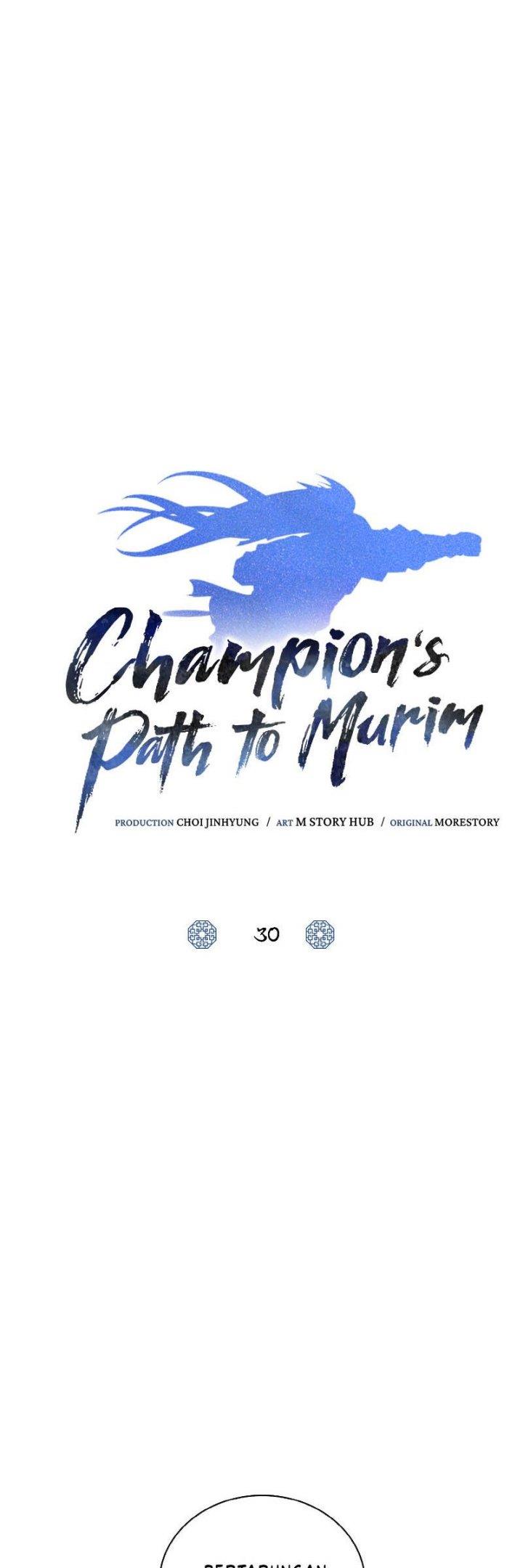 Champion’s Path to Murim Chapter 30