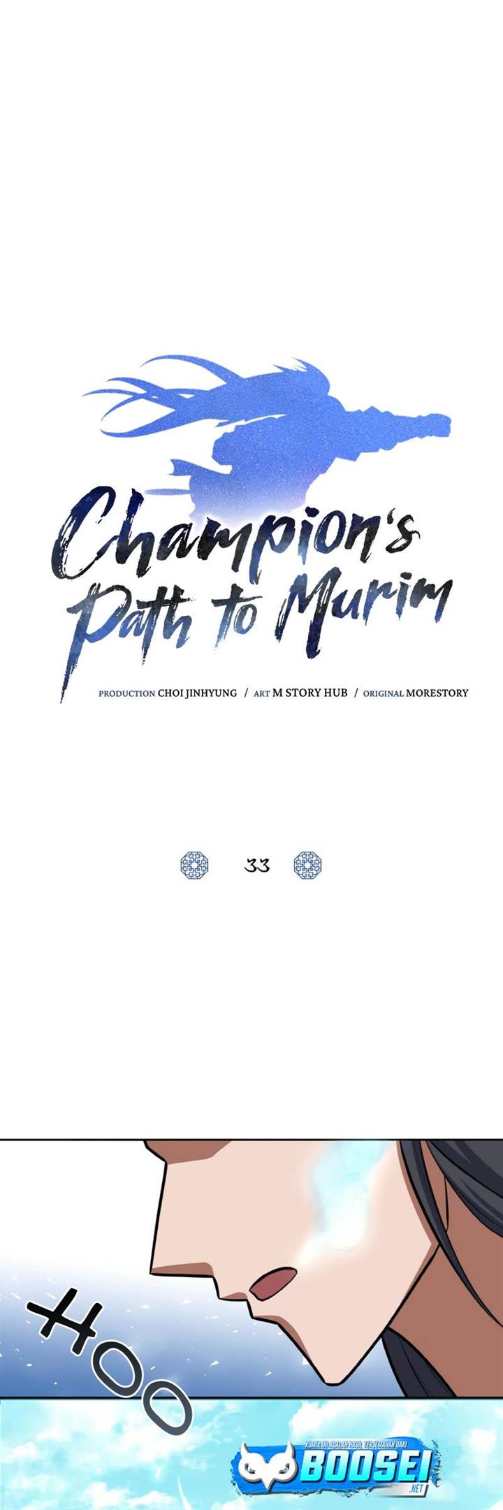 Champion’s Path to Murim Chapter 33