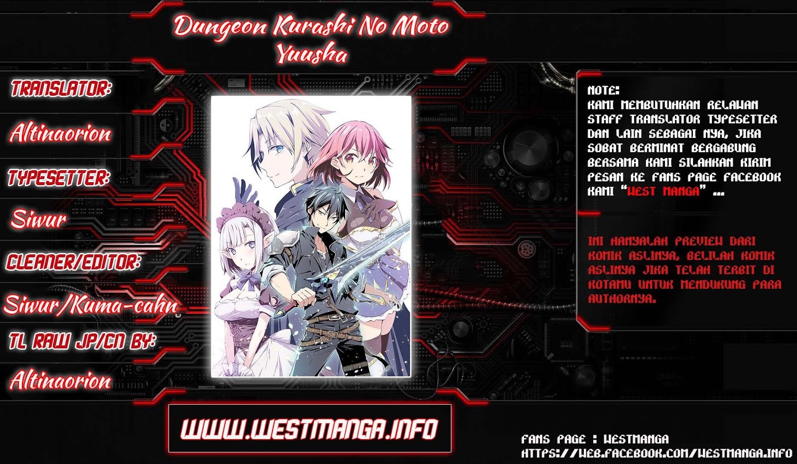 Dungeon Kurashi No Moto Yuusha Chapter 1