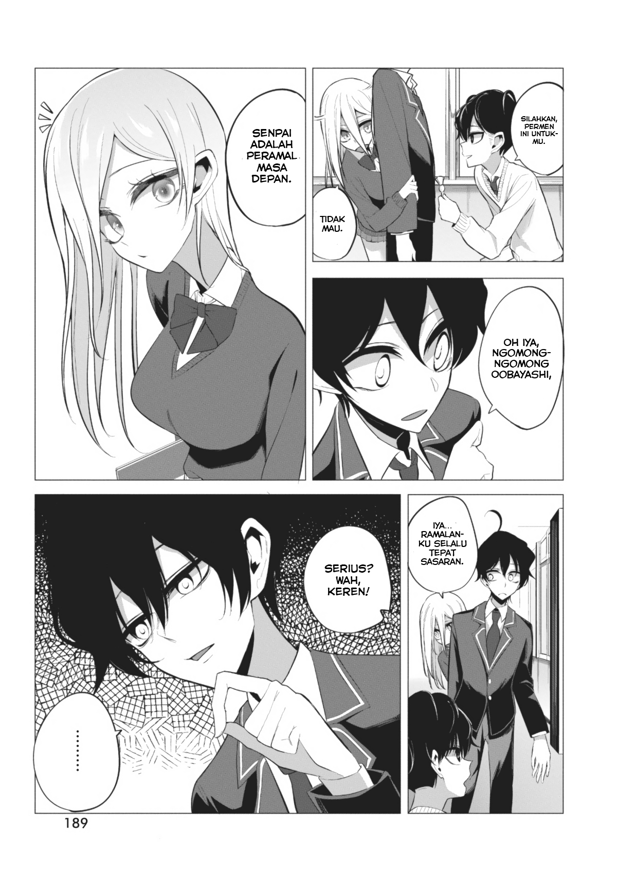 Mizuki-senpai no Koi Uranai Chapter 4