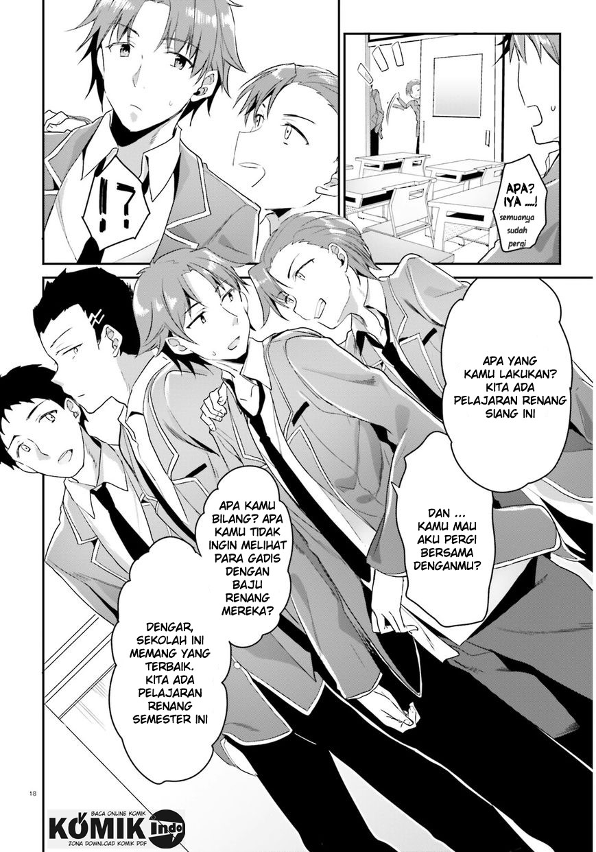 Youkoso Jitsuryoku Shijou Shugi no Kyoushitsu e Chapter 03