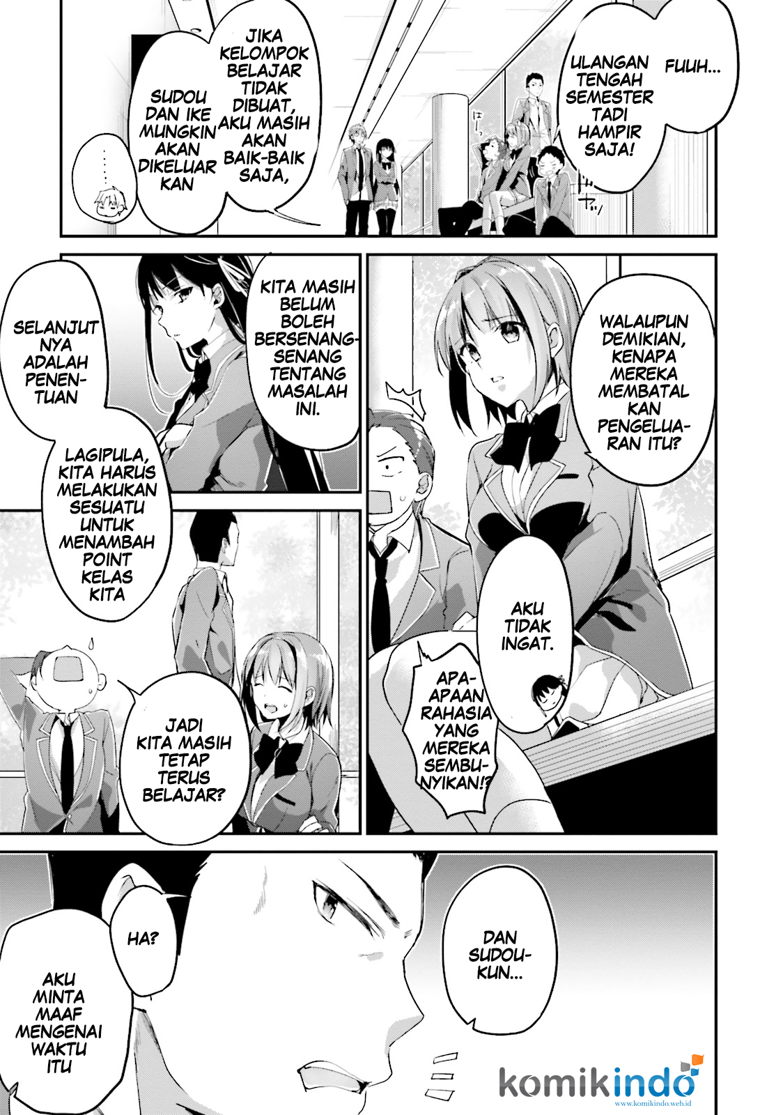 Youkoso Jitsuryoku Shijou Shugi no Kyoushitsu e Chapter 08