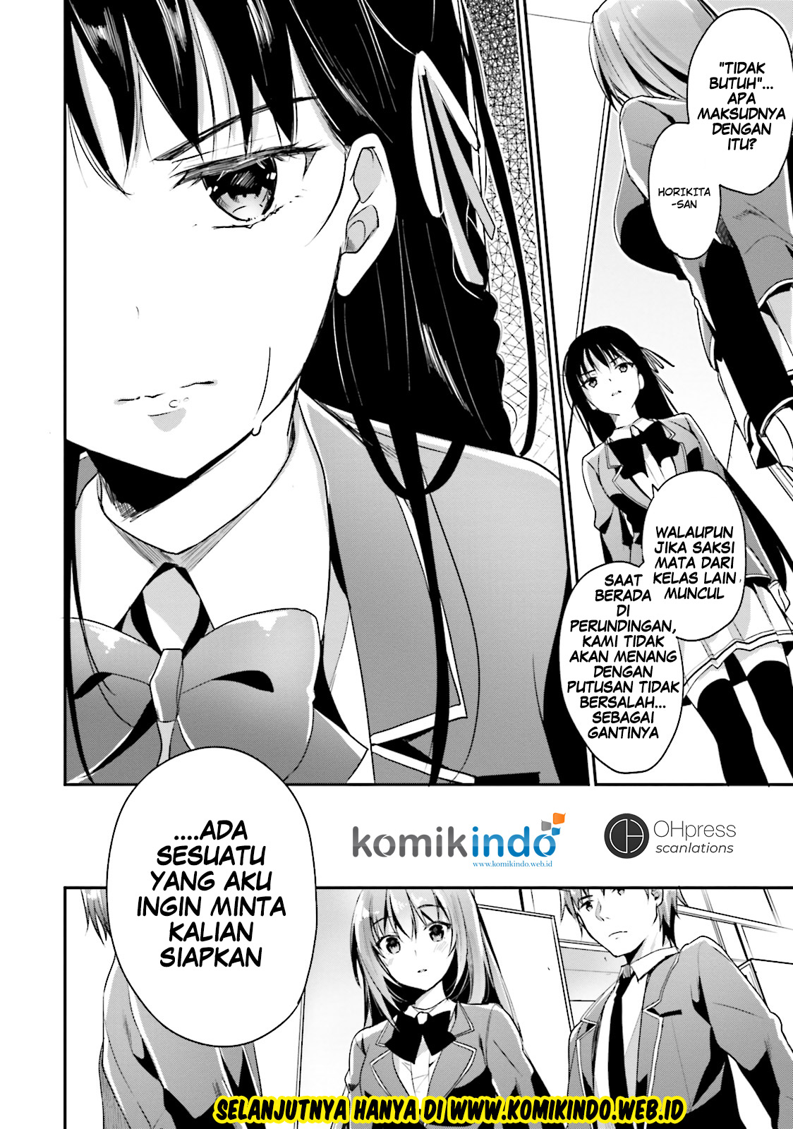 Youkoso Jitsuryoku Shijou Shugi no Kyoushitsu e Chapter 13