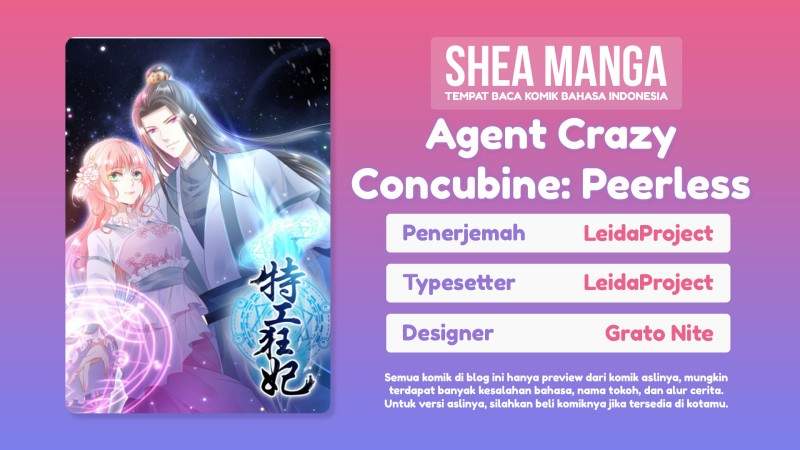 Agent Crazy Concubine: Peerless Comprehension Chapter 10