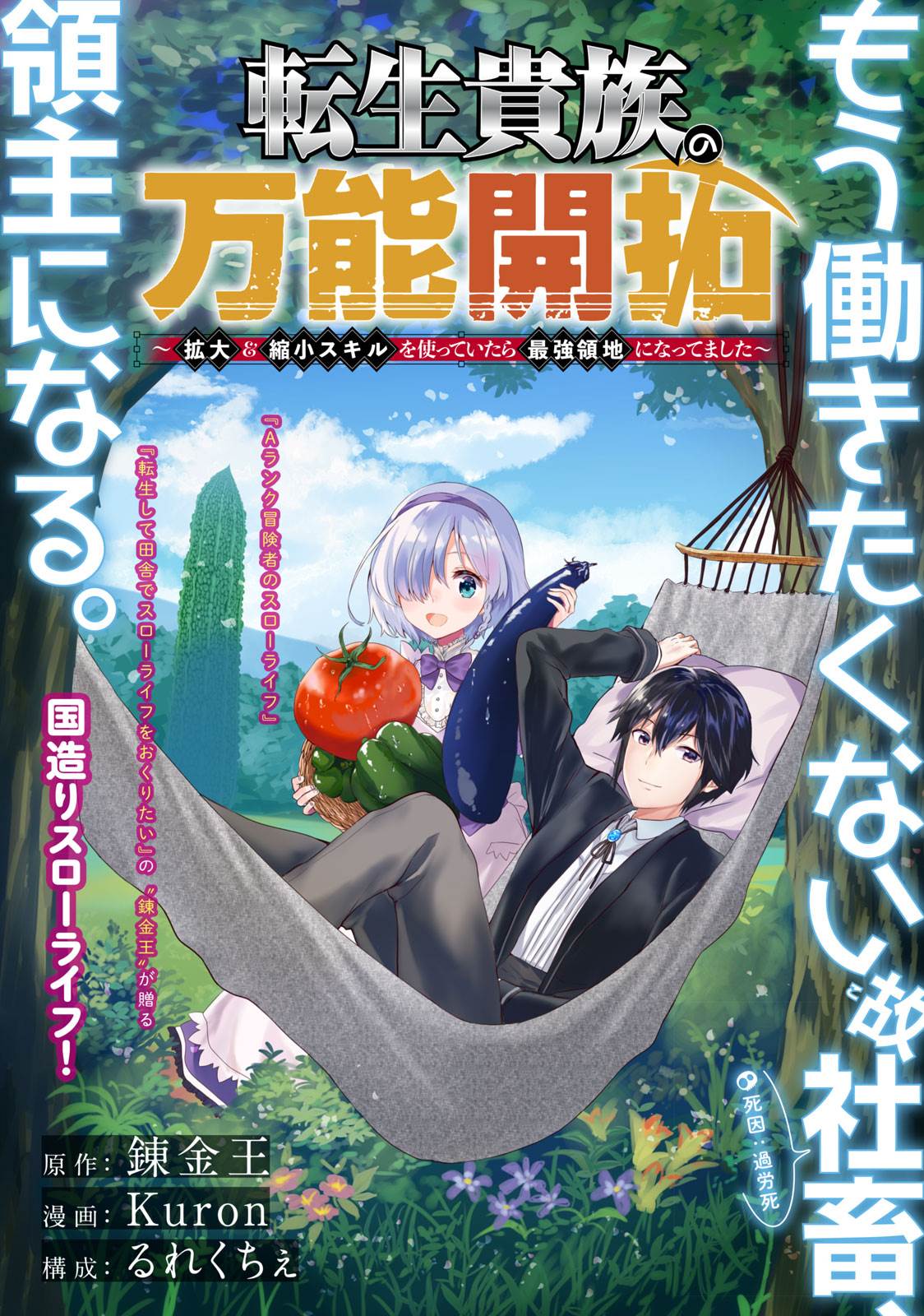 Tensei Kizoku no Bannou Kaitaku Kara ~”Kakudai & Shukushou” Sukiru o Tsukatte Itara Saikyou Ryouchi ni Narimashita~ Chapter 1.1