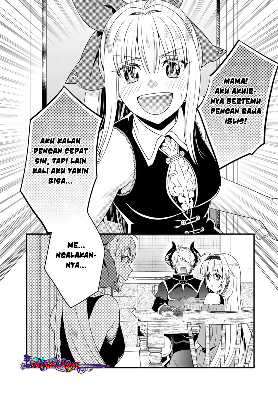 Maou desu. Onna Yuusha no Hahaoya to Saikon Shita no de, Onna Yuusha ga Giri no Musume ni Narimashita Chapter 2