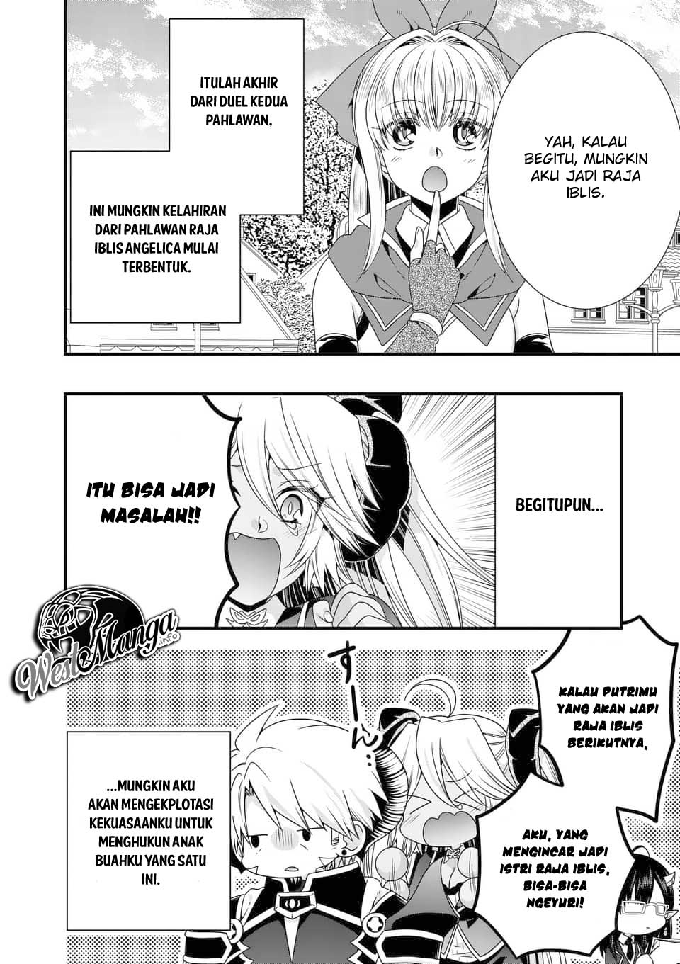 Maou desu. Onna Yuusha no Hahaoya to Saikon Shita no de, Onna Yuusha ga Giri no Musume ni Narimashita Chapter 28