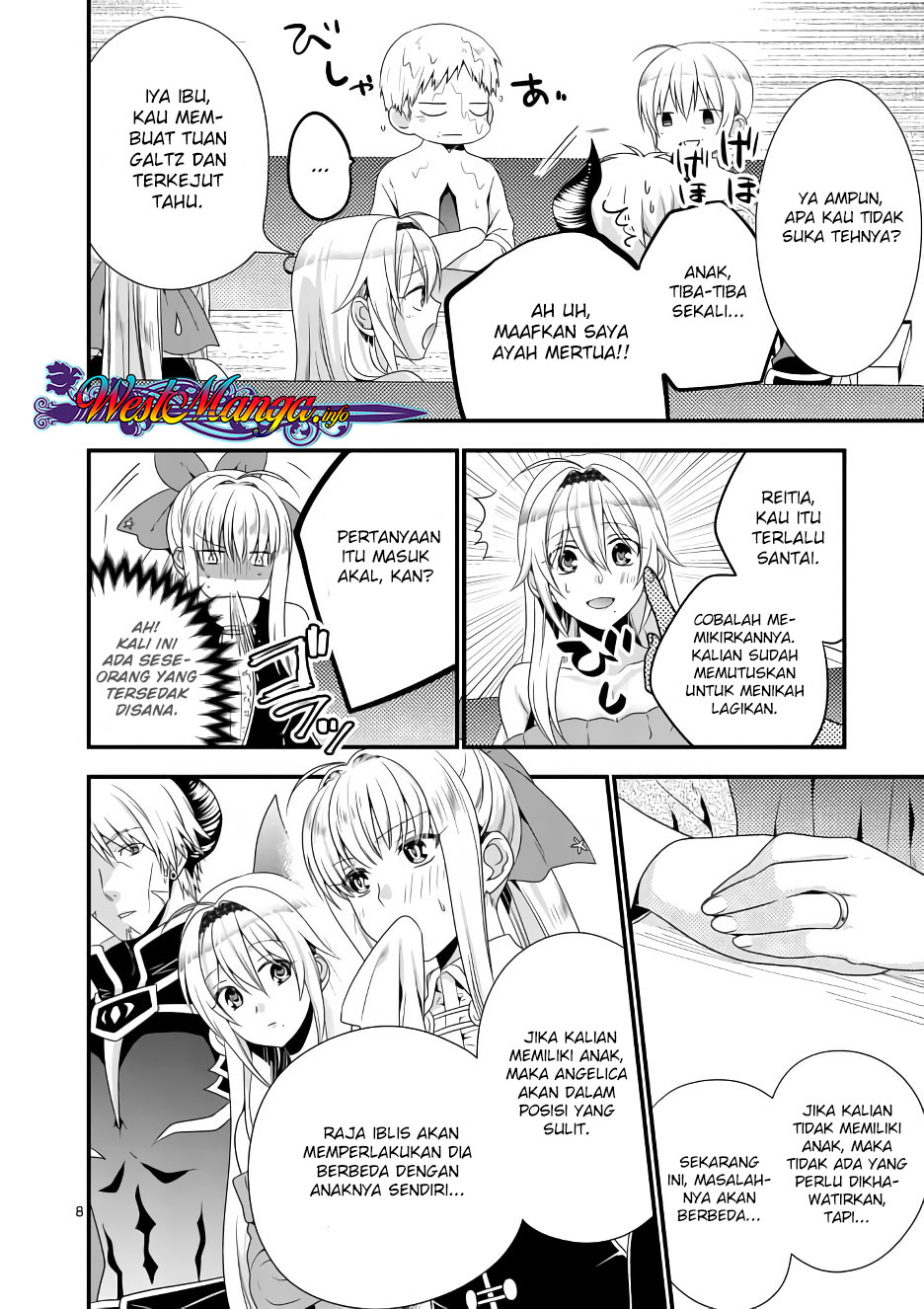 Maou desu. Onna Yuusha no Hahaoya to Saikon Shita no de, Onna Yuusha ga Giri no Musume ni Narimashita Chapter 8