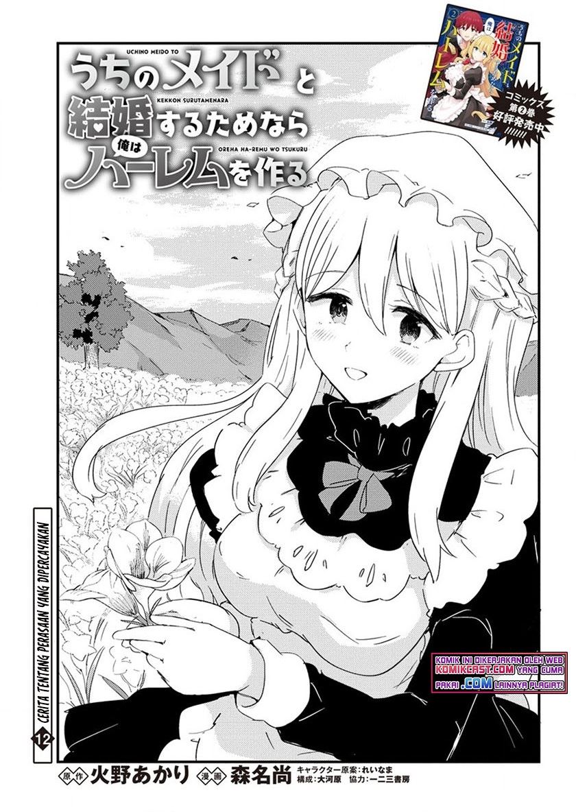 Uchi no Maid to Kekkon suru Tamenara ore wa Harem wo Tsukuru Chapter 12