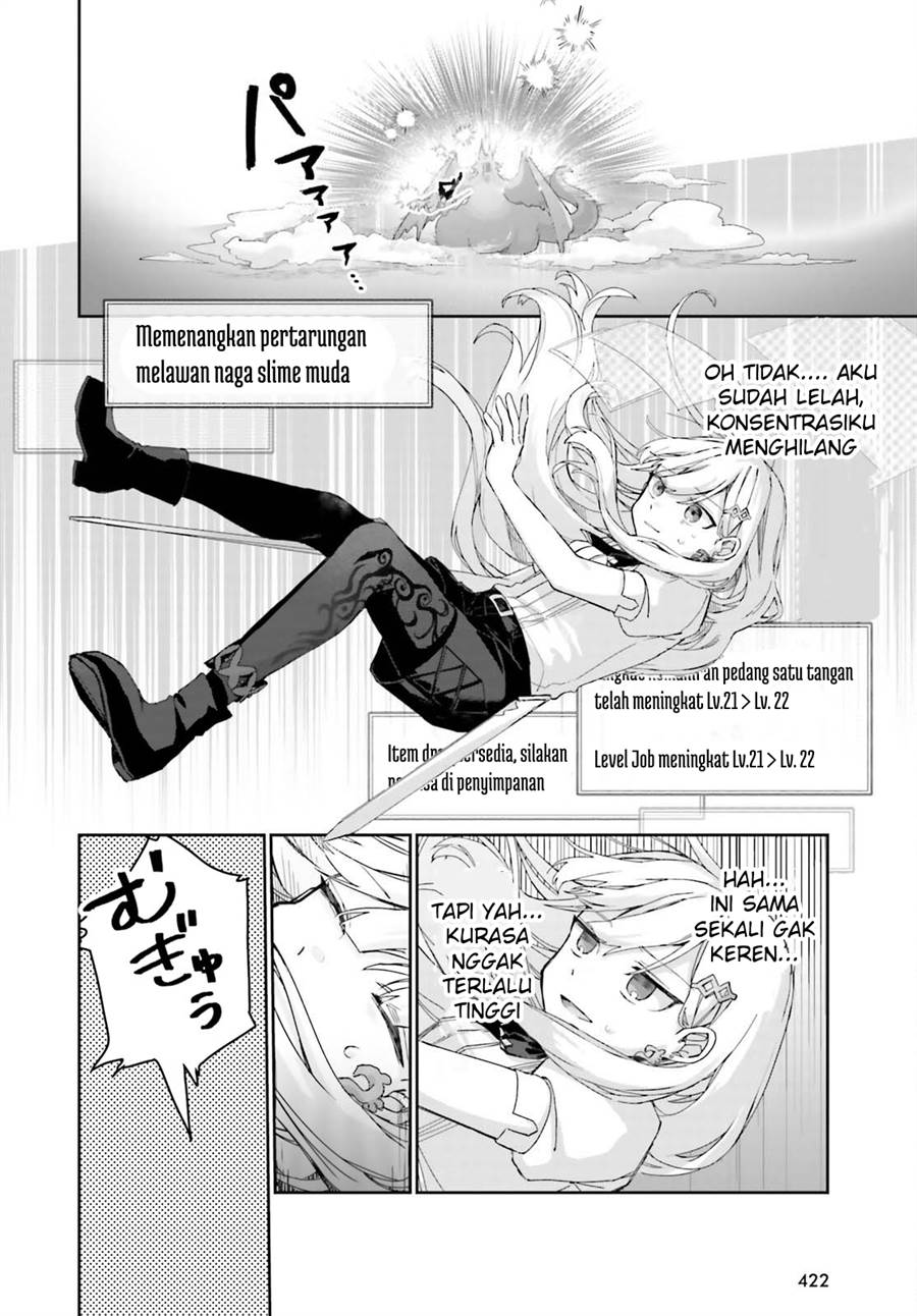 Astral Online – Maou no Noroi de Saikyou Bishoujo ni natta Ore, Saijaku Shoku da ga Cheat Skill de Chou Seichou shite Musou suru Chapter 3.2