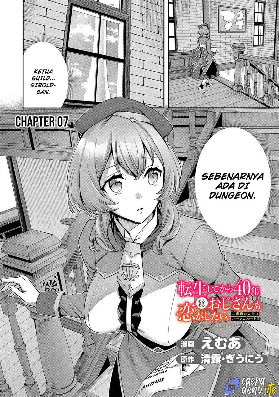 Tensei Shitekara 40-nen. Sorosoro, Ojisan mo Koi ga Shitai. Nidome no Jinsei wa Harem Route?! Chapter 7