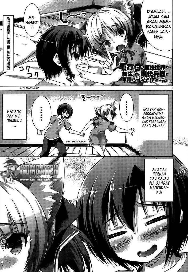 Gunota ga Mahou Sekai ni Tensei Shitara, Gendai Heiki de Guntai Harem o Tsukucchaimashita!? Chapter 04