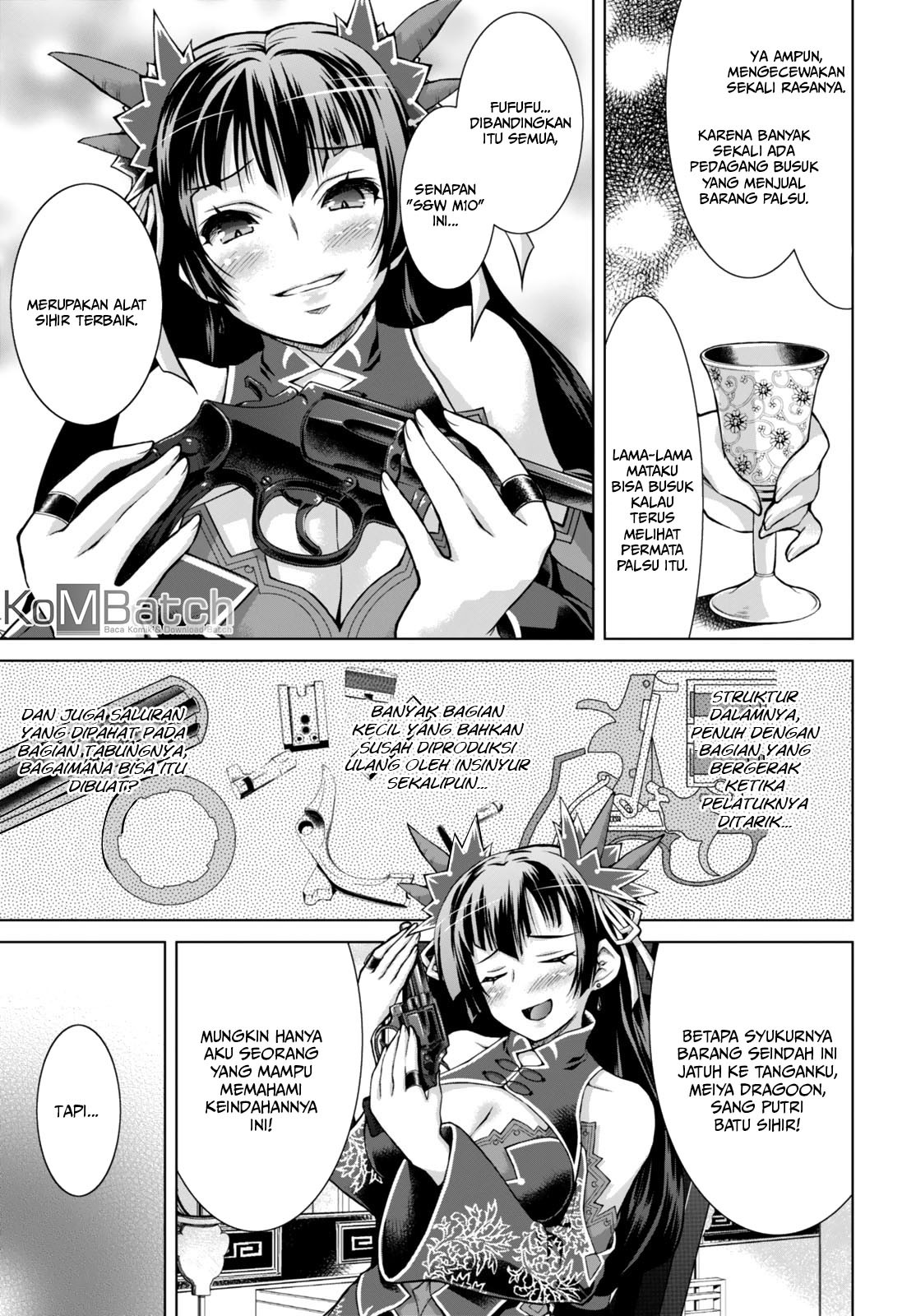 Gunota ga Mahou Sekai ni Tensei Shitara, Gendai Heiki de Guntai Harem o Tsukucchaimashita!? Chapter 19