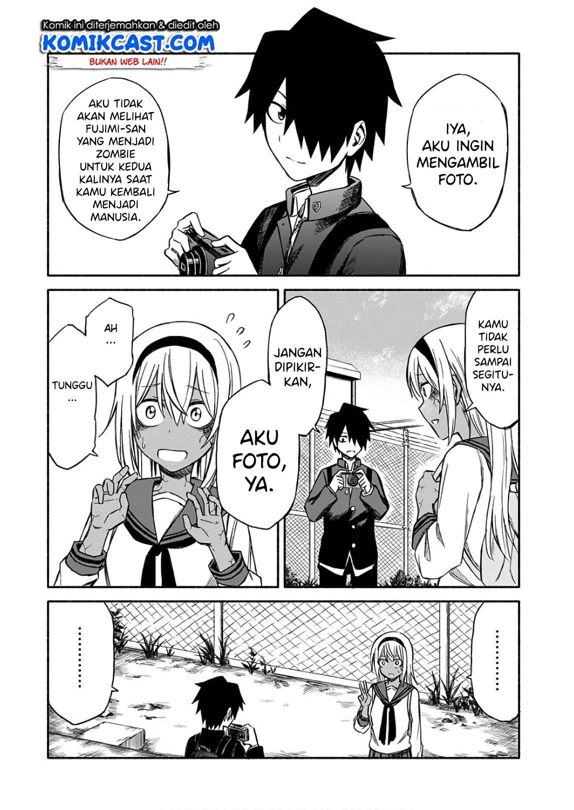 Zombi Shoujo no Fujimi-san Chapter 4