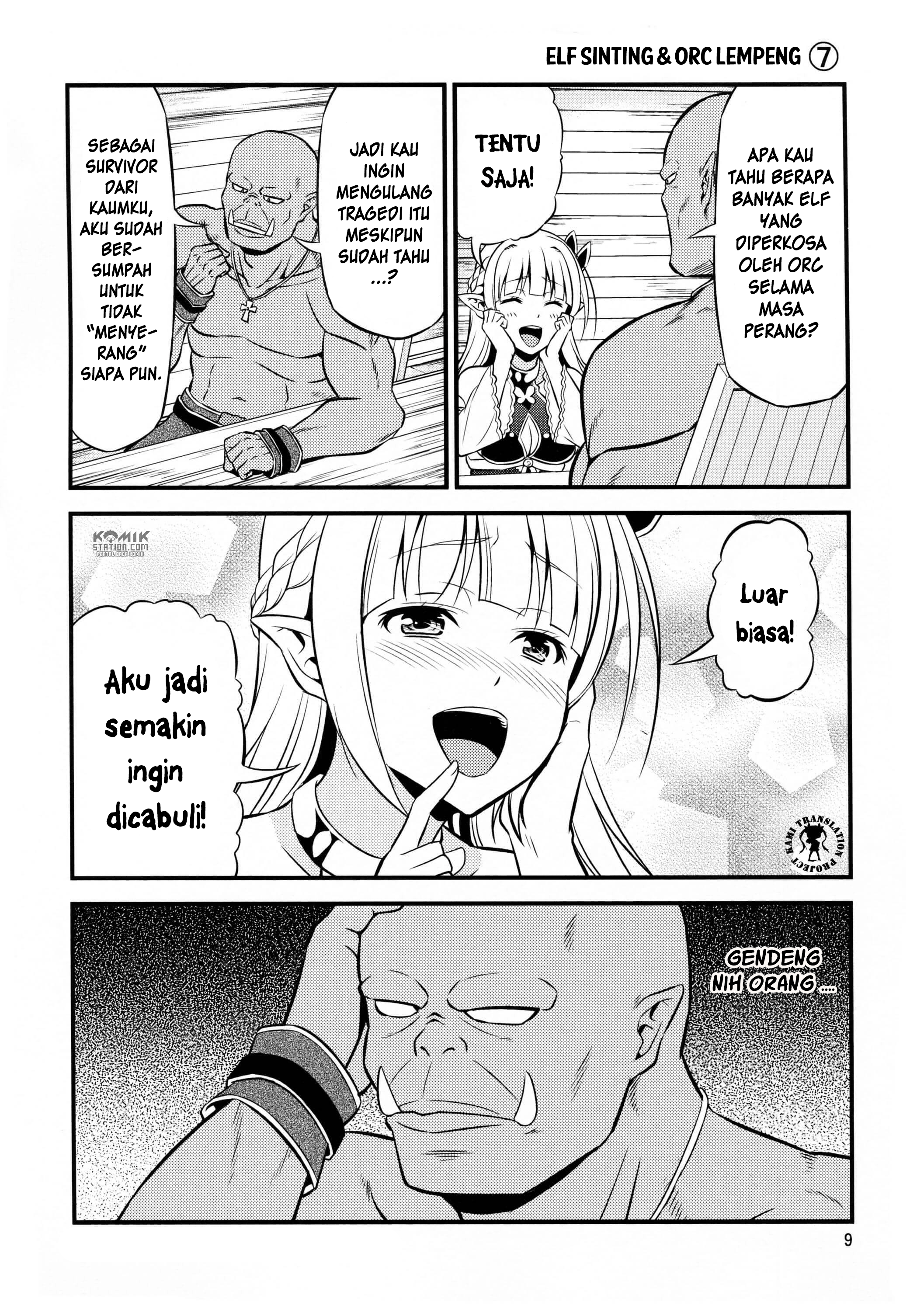 Hentai Elf to Majime Orc Chapter 1