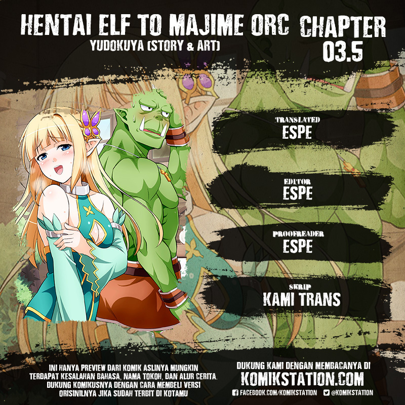 Hentai Elf to Majime Orc Chapter 3.5