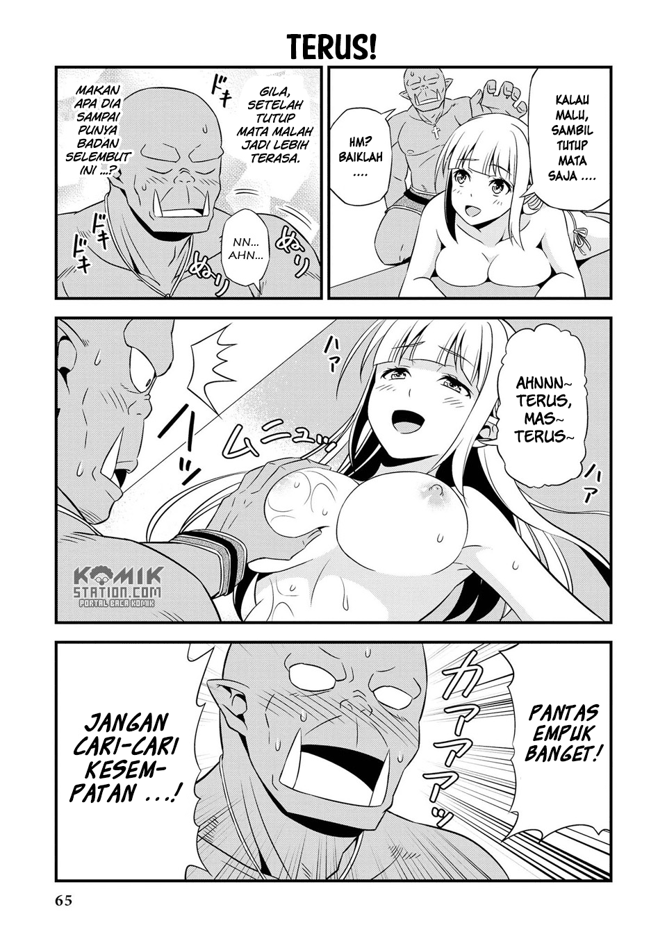 Hentai Elf to Majime Orc Chapter 9.7