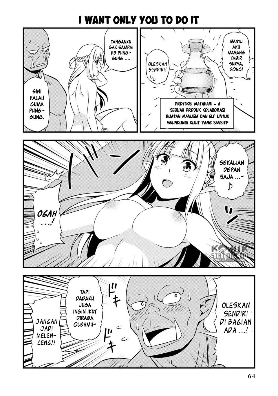 Hentai Elf to Majime Orc Chapter 9.7