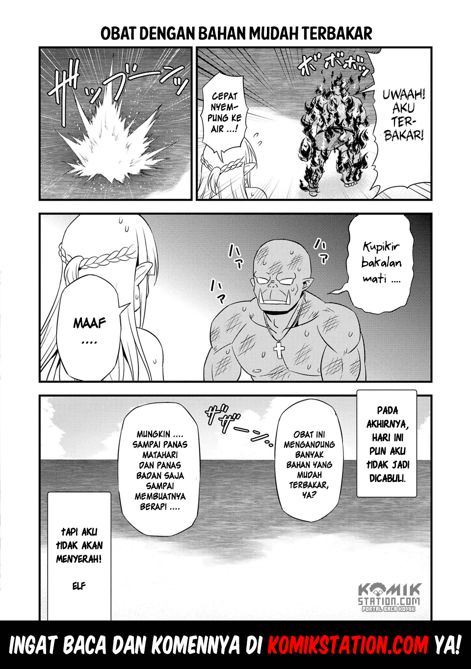 Hentai Elf to Majime Orc Chapter 9.7