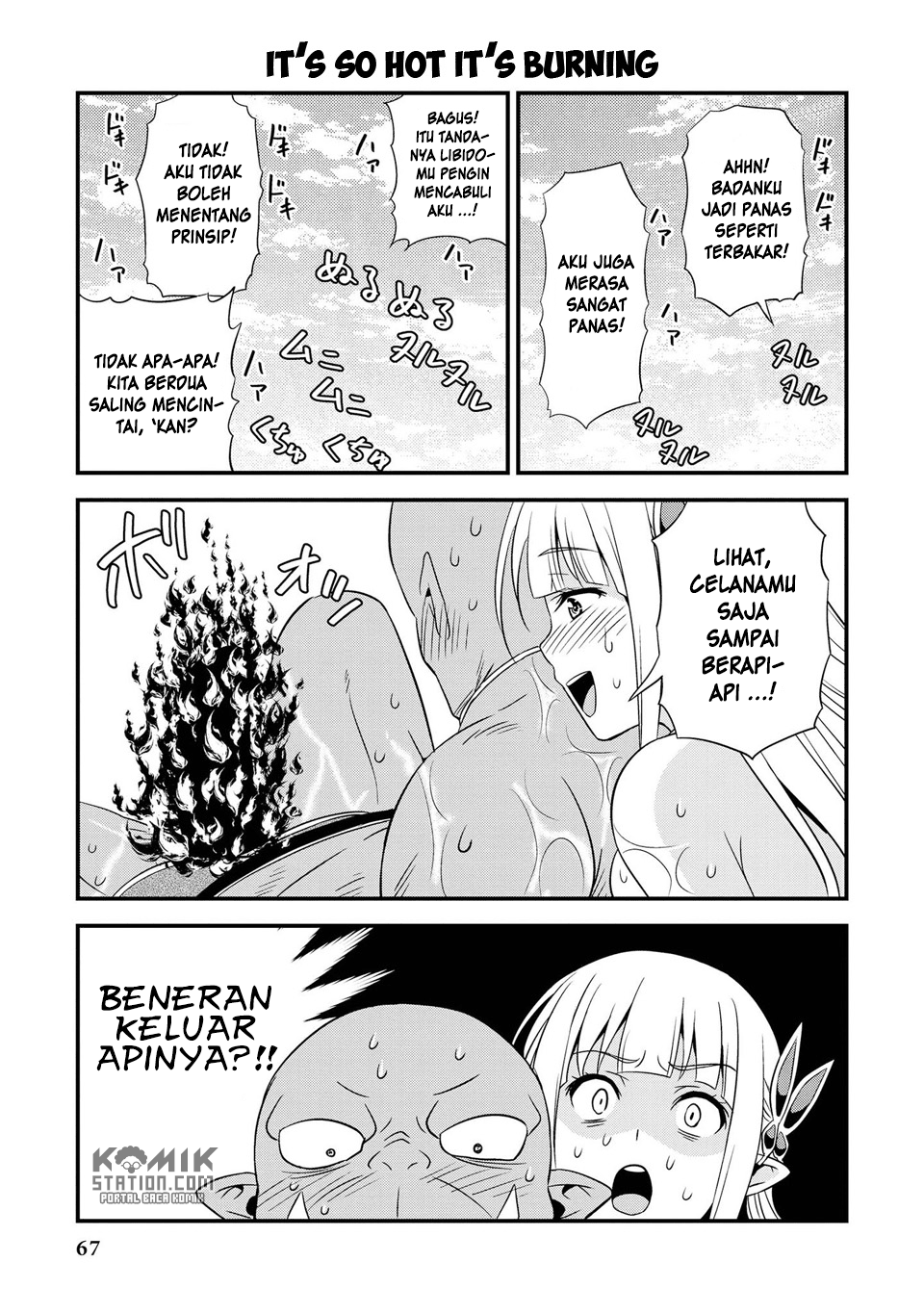 Hentai Elf to Majime Orc Chapter 9.7