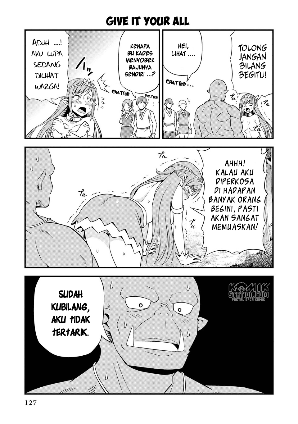 Hentai Elf to Majime Orc Chapter 9.9