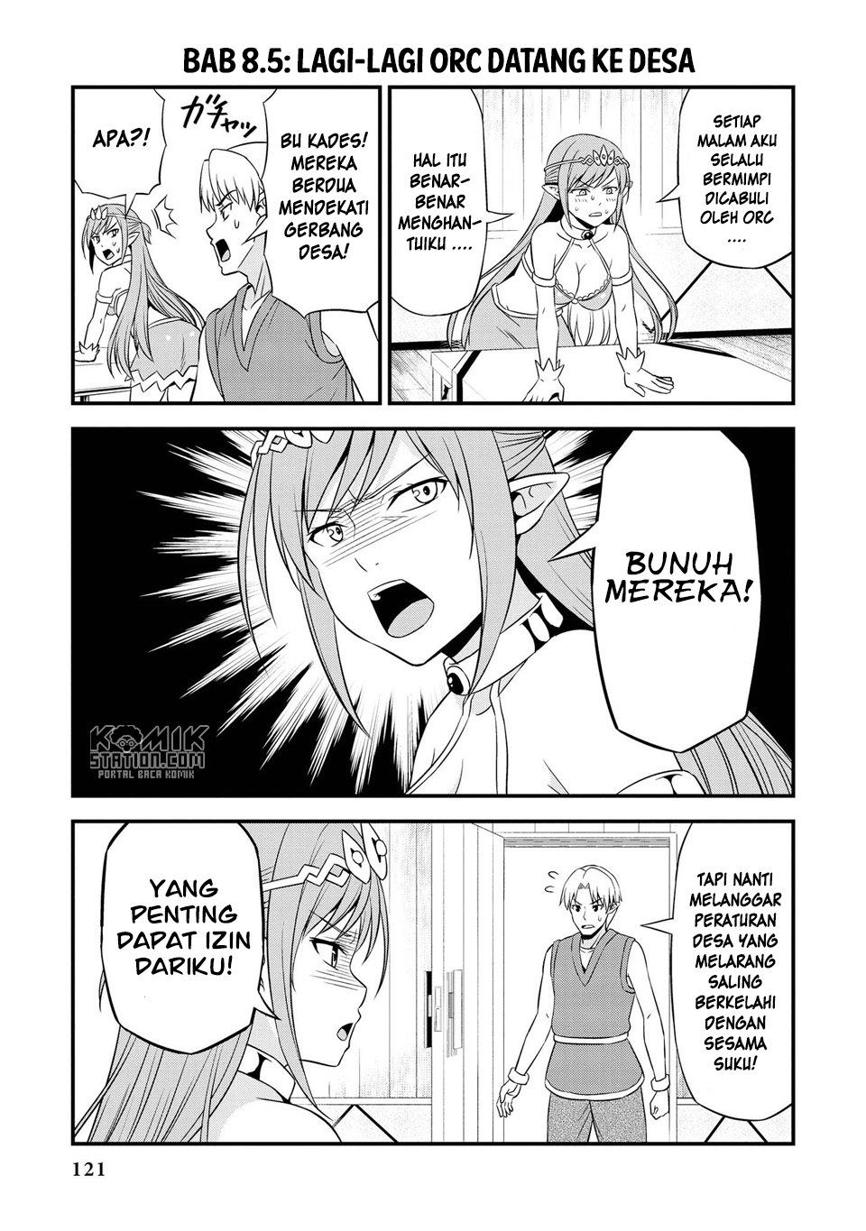 Hentai Elf to Majime Orc Chapter 9.9