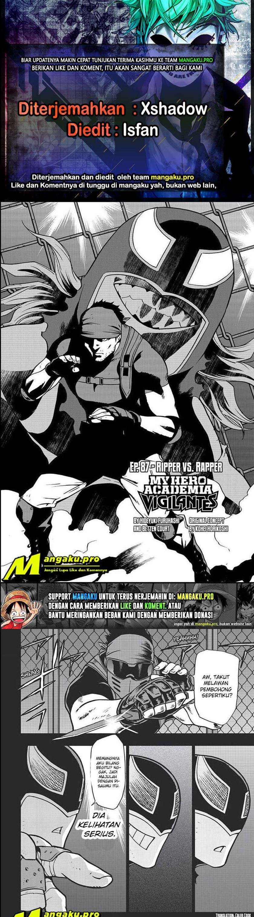 Vigilante: Boku no Hero Academia Illegals Chapter 87