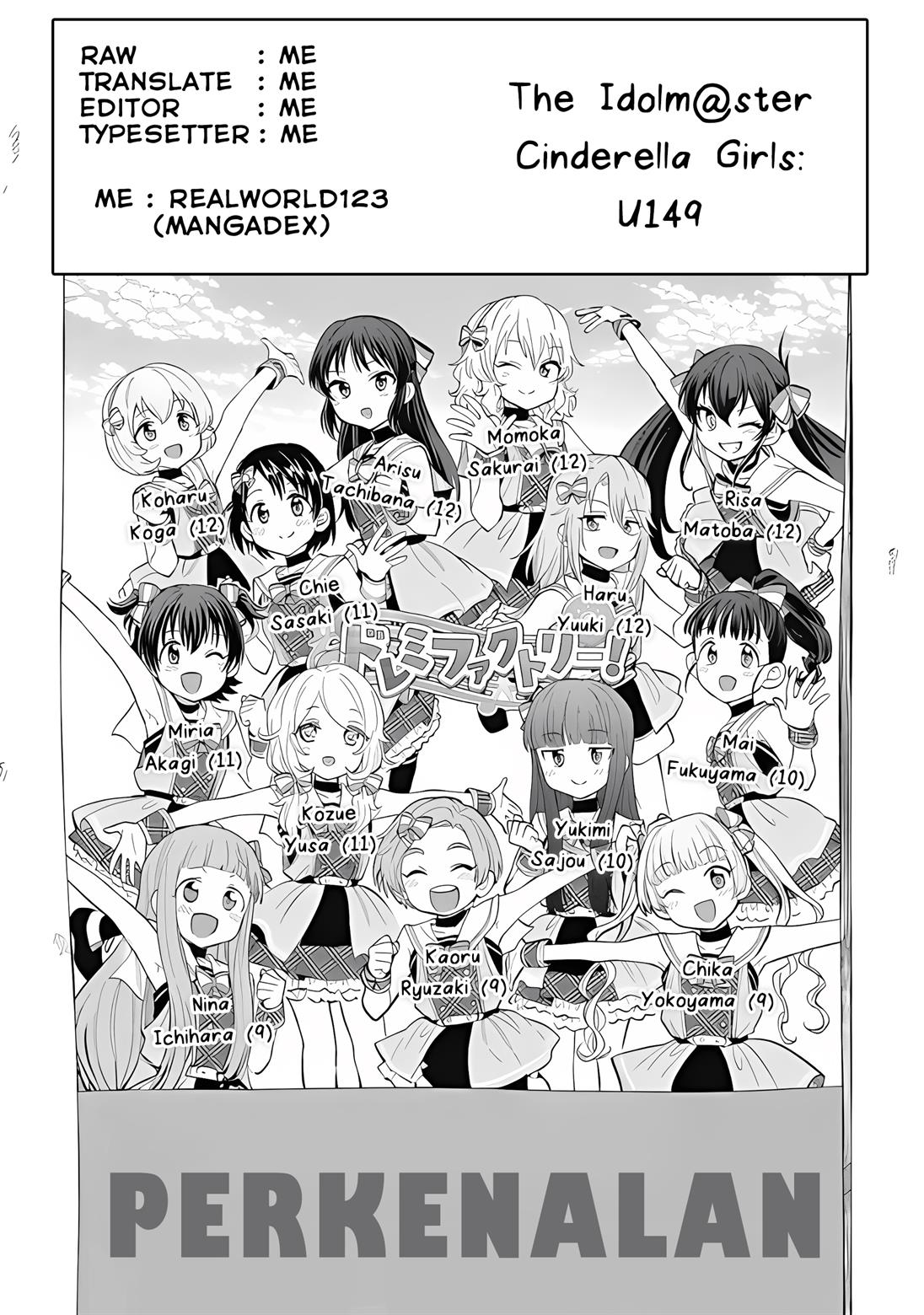 THE iDOLM@STER Cinderella Girls – U149 Chapter 121.5