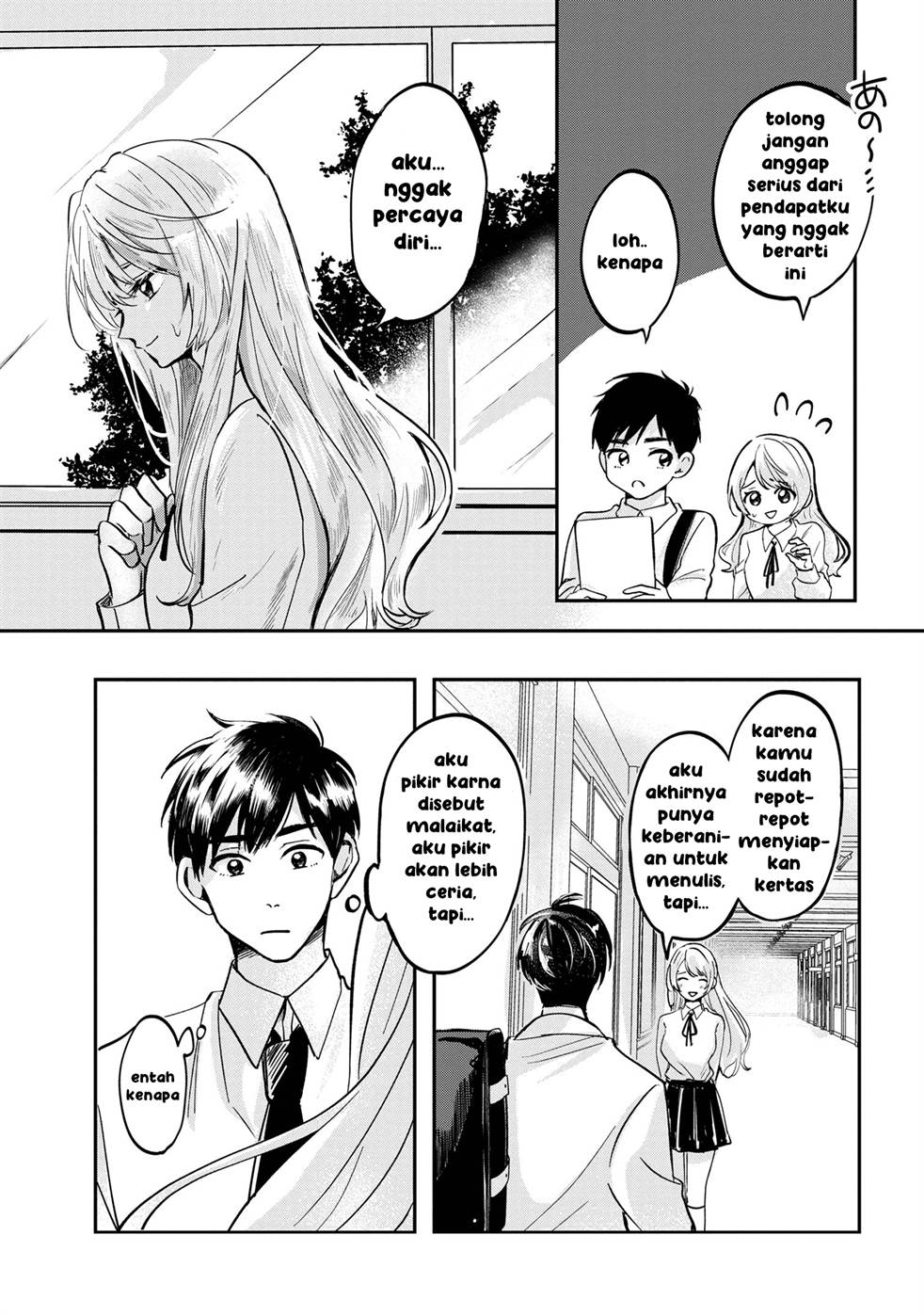 Aisare Tenshi na Classmate ga, Ore ni Dake Itazura ni Hohoemu Chapter 1