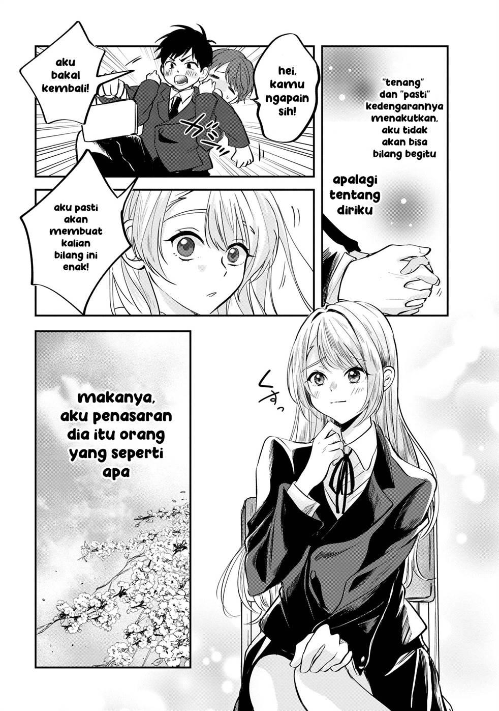 Aisare Tenshi na Classmate ga, Ore ni Dake Itazura ni Hohoemu Chapter 3