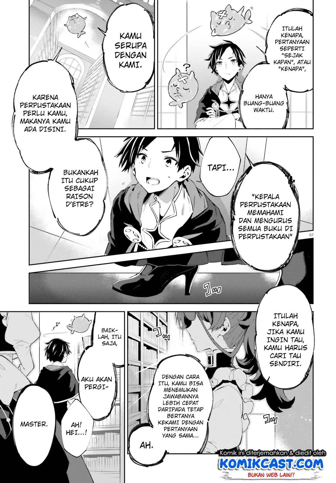 Kagami No Mukou No Saihate Toshokan: Kou No Yuusha To Itsuwari No Maou Chapter 01