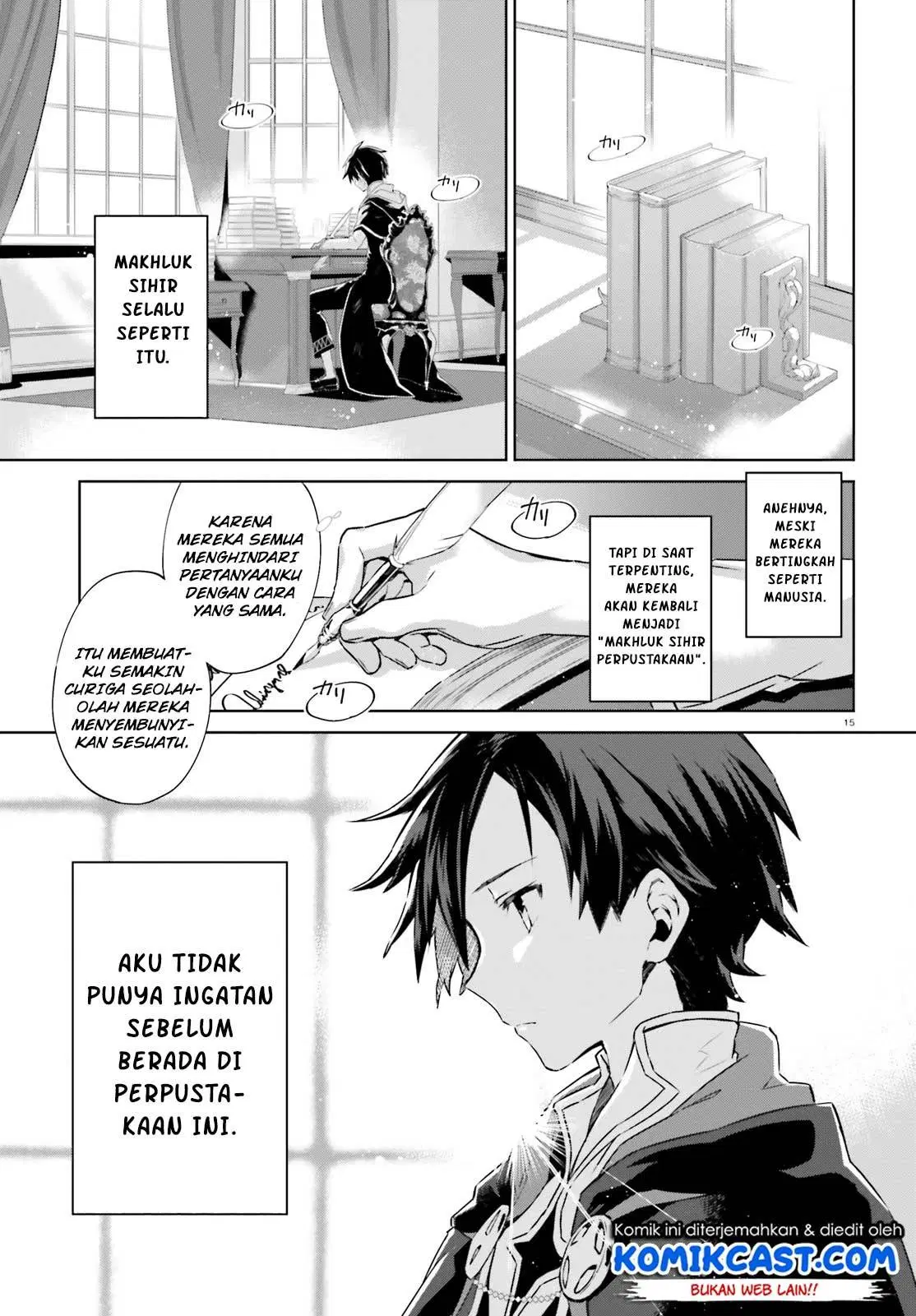 Kagami No Mukou No Saihate Toshokan: Kou No Yuusha To Itsuwari No Maou Chapter 01