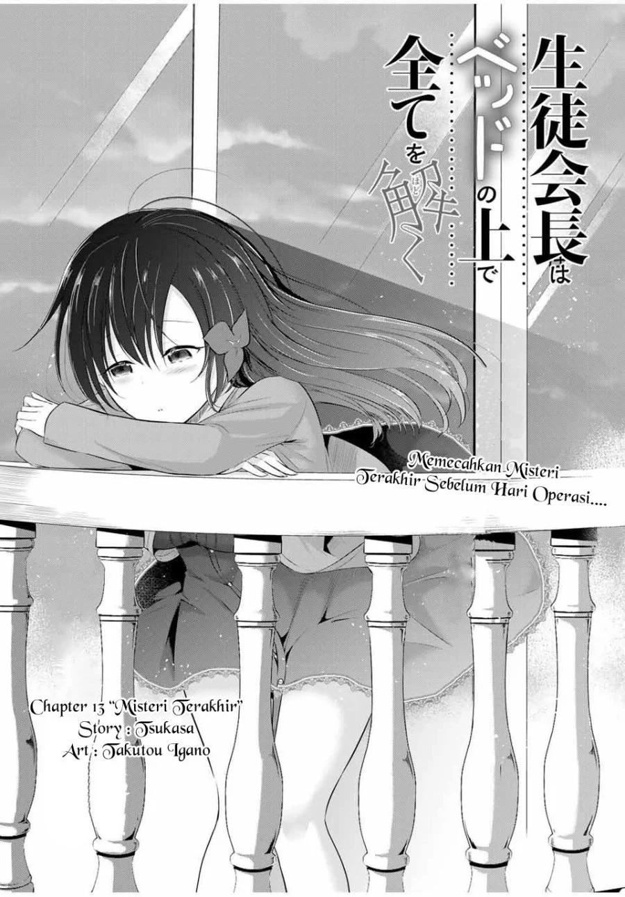 The Student Council President Solves Everything on the Bed Chapter 13