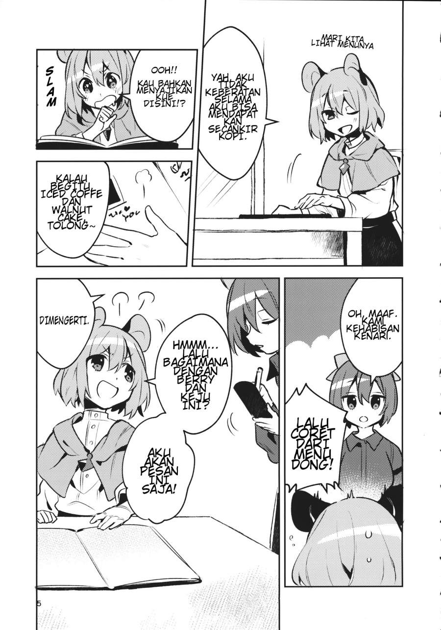 Touhou – Nazrin and the Red-Color Cafe (Doujinshi) Chapter 00