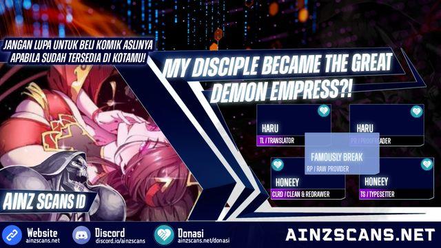 My Disciple Became The Great Demon Empress?! Chapter 22