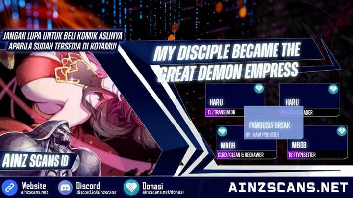 My Disciple Became The Great Demon Empress?! Chapter 25