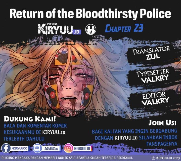 Return of the Bloodthirsty Police Chapter 23